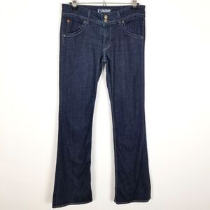 Hudson Signature Boot Cut Jeans Size 31  Womens Denim Flap Pocket Stretch